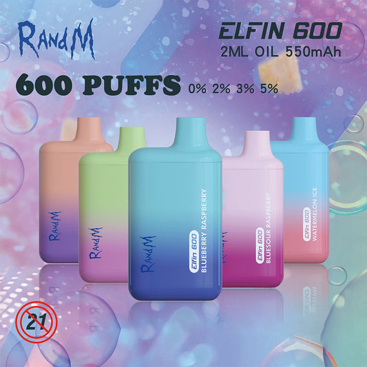 RandM Elfin 600 Puffs Disposable Vape