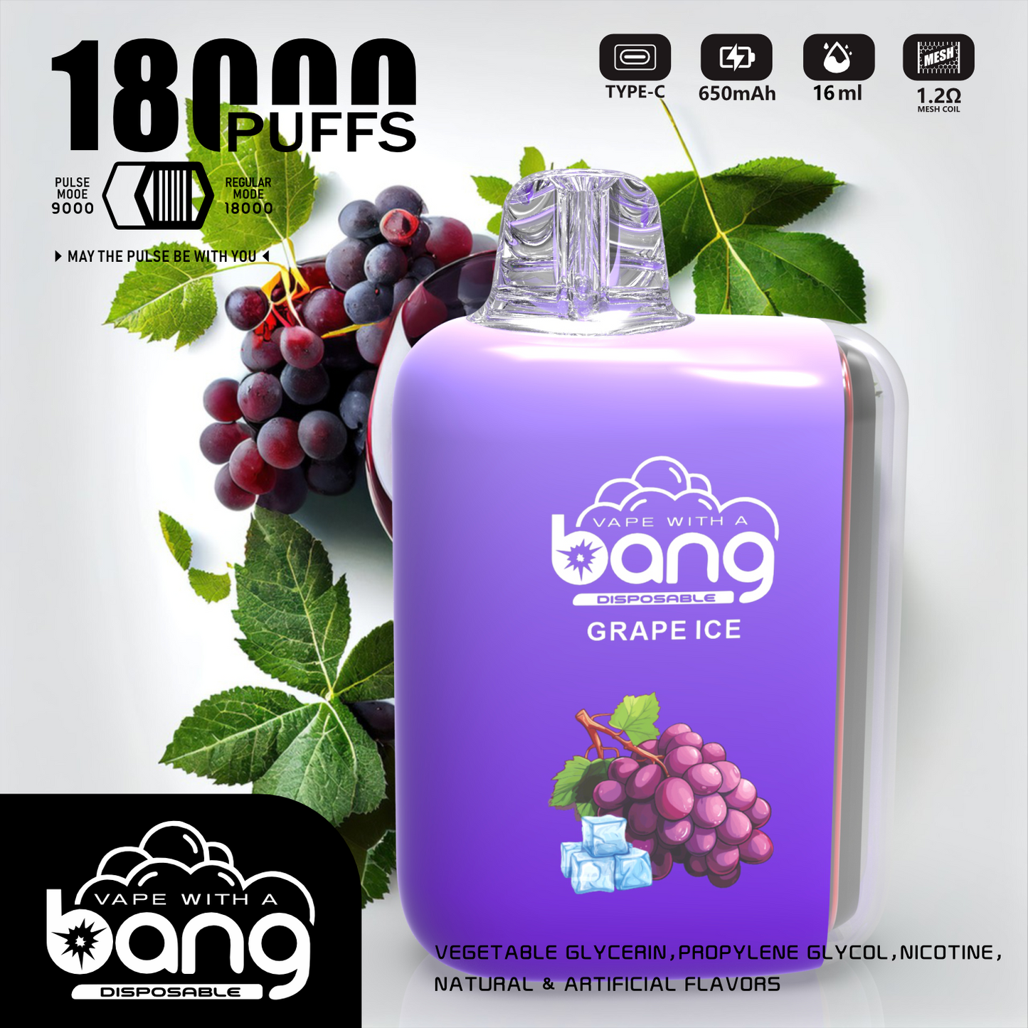 Bang 18000 Puffs Disposable Vape