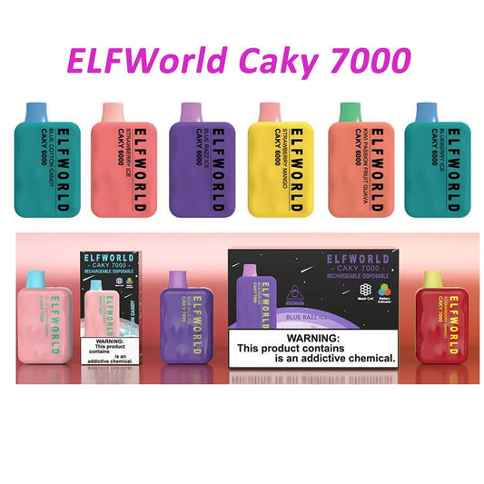 ELFWORLD Caky 7000 Disposable Vape Kit