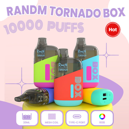 RandM Tornado Box 10000 Puffs Disposable Vape